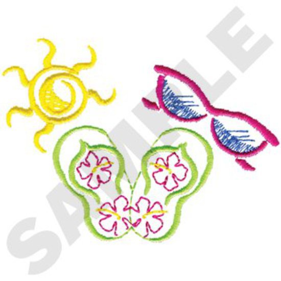 Flip Flops Border