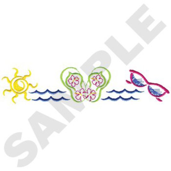Flip Flops Border