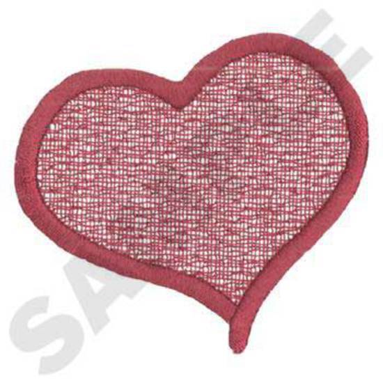 Heart Applique/ Background