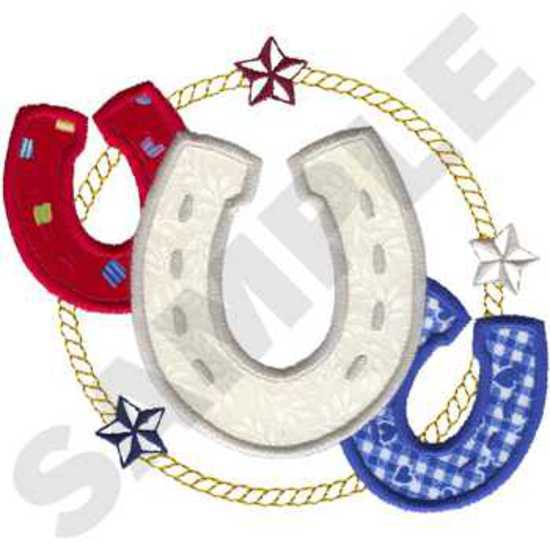 Horseshoes Applique