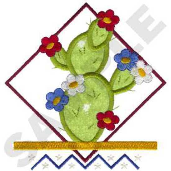 Prickly Pear Cactus Applique