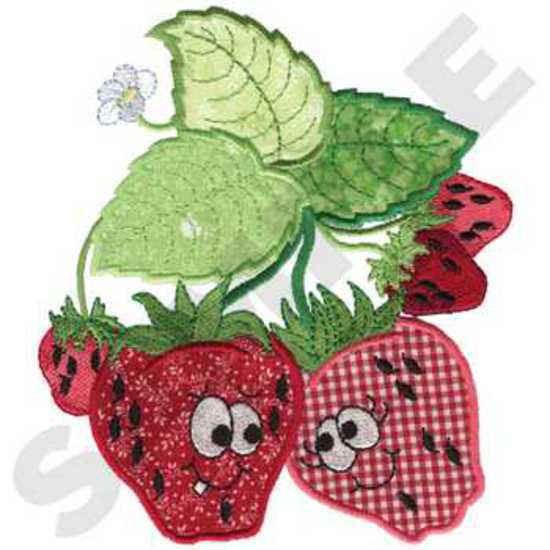 Strawberries Applique