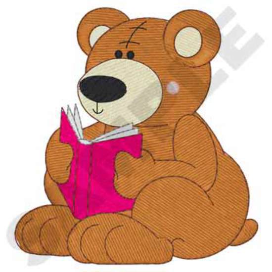 Teddy Bear Reading Book