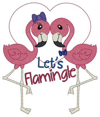 Lassen Sie uns Flamingo