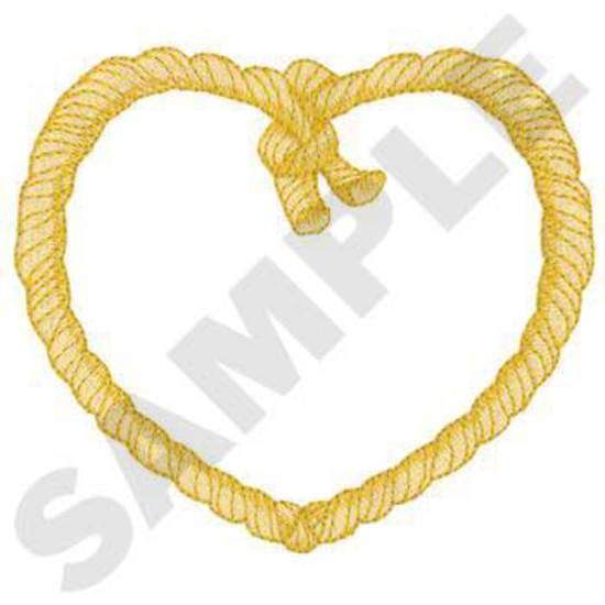 Heart Rope Border