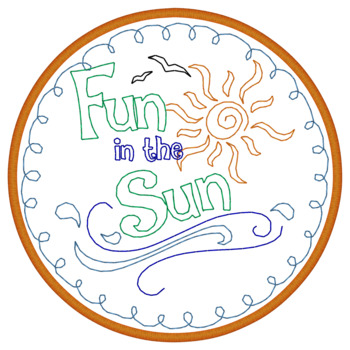 Fun In The Sun Applique