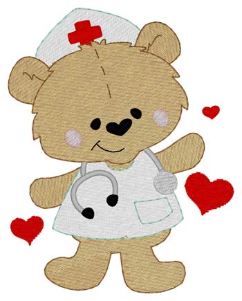 Teddybär-Krankenschwester