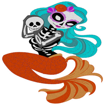 Meerjungfrau-Skelett