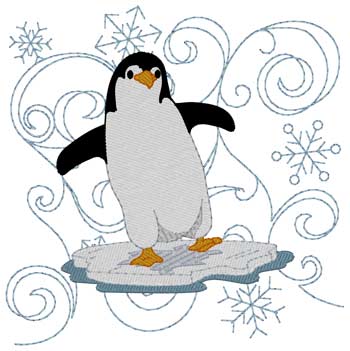 Penguin Quilt Square