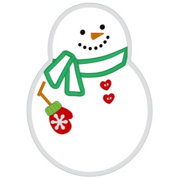 Snowman Applique