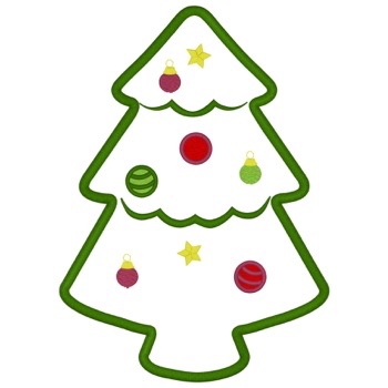 Christmas Tree Applique