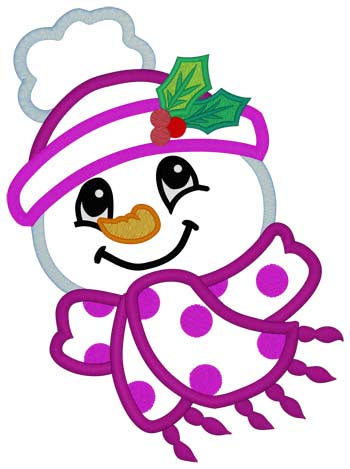 Snowman Applique