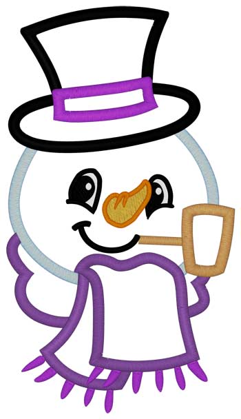 Snowman With Pipe