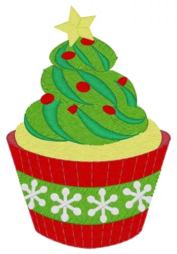 Weihnachtsbaum Cupcake